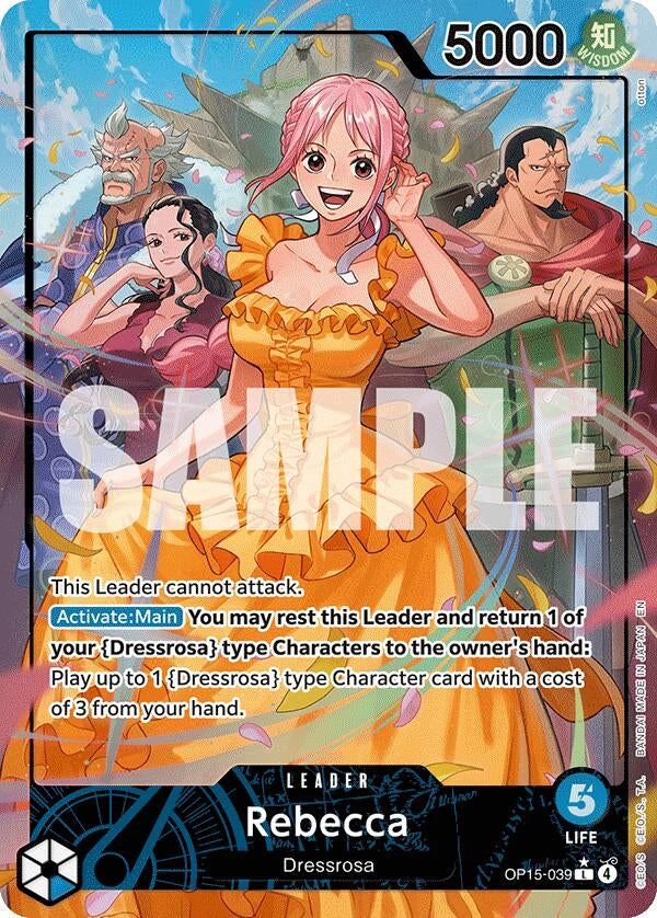 Image for Rebecca (OP15-039) (Alternate Art) (OP15-039) - One Piece Card Game