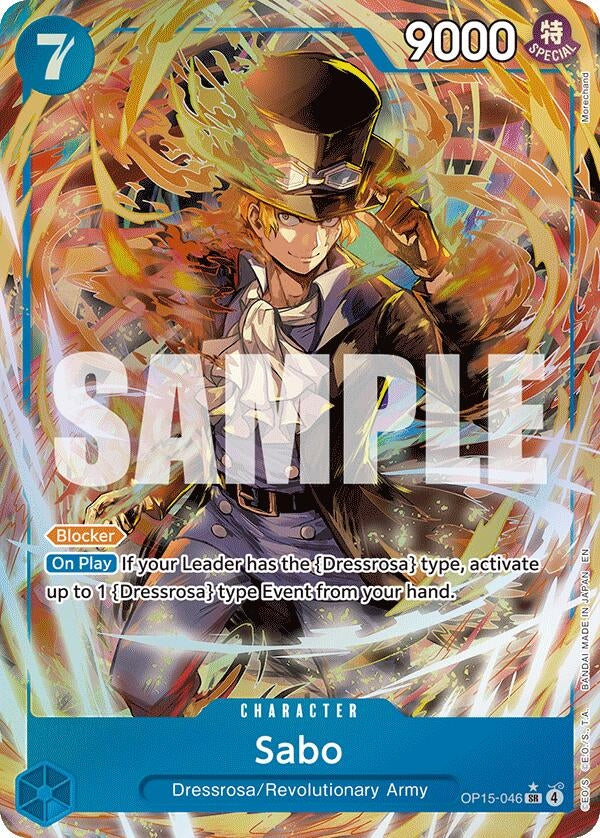 Image for Sabo (Alternate Art) (OP15-046) - One Piece Card Game