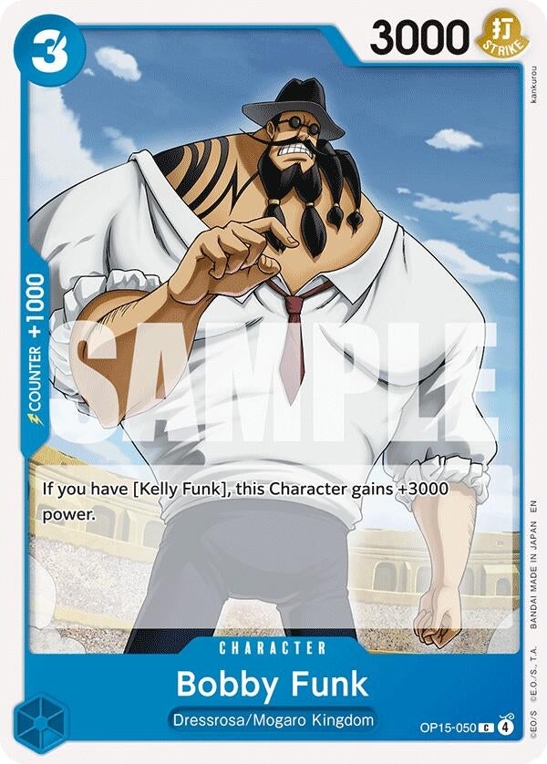 Image for Bobby Funk (OP15-050) - One Piece Card Game