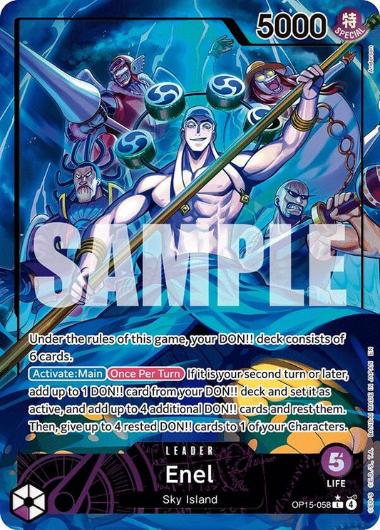 Image for Enel (OP15-058) (Alternate Art) (OP15-058) - One Piece Card Game