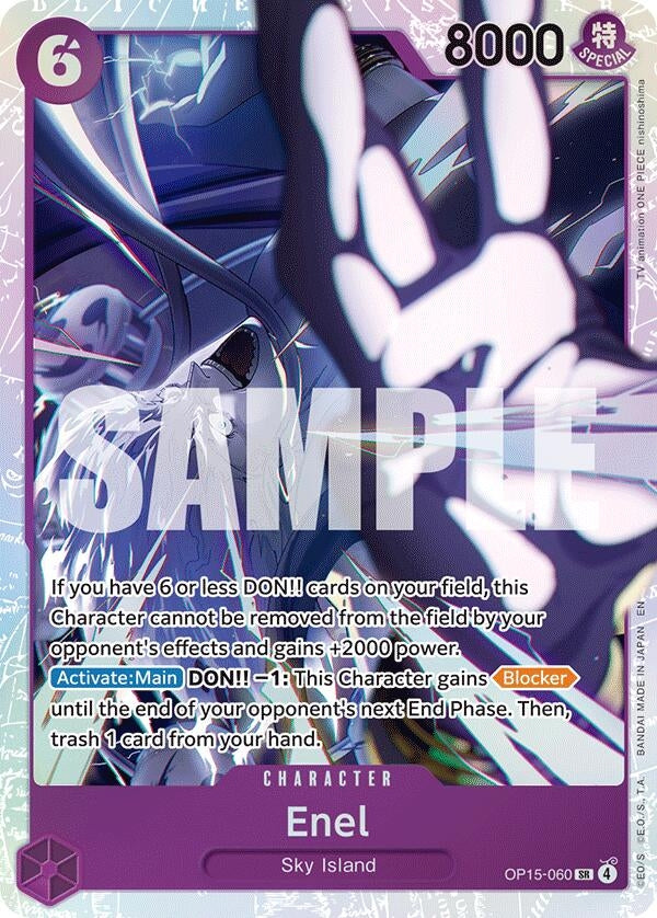 Image for Enel (OP15-060) (OP15-060) - One Piece Card Game