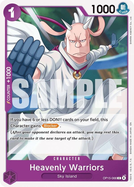 Image for Heavenly Warriors (OP15-068) - One Piece Card Game