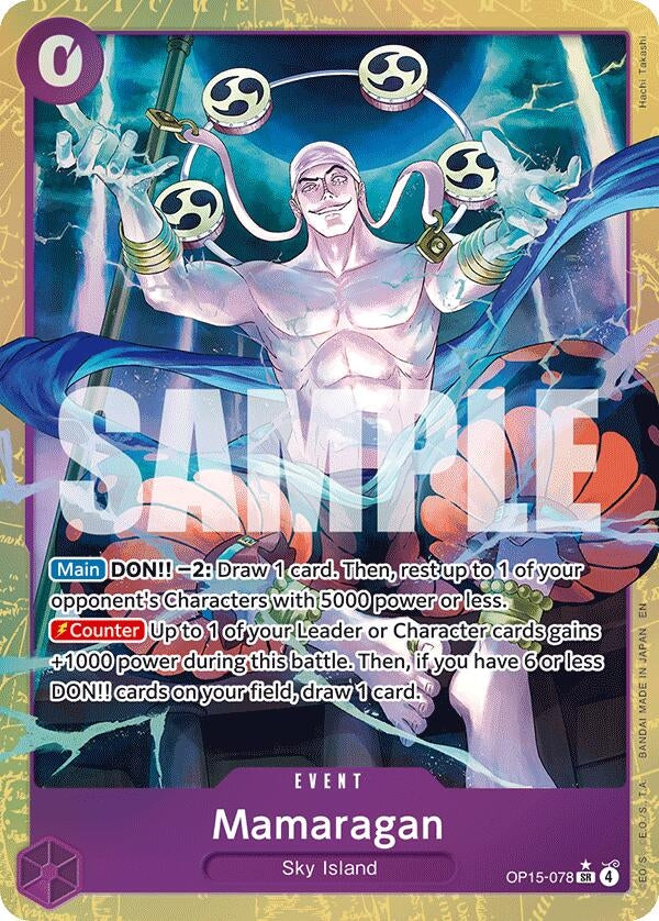 Image for Mamaragan (Alternate Art) (OP15-078) - One Piece Card Game