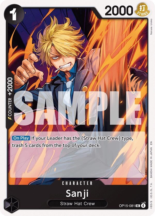 Image for Sanji (OP15-081) (OP15-081) - One Piece Card Game