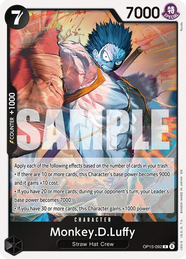 Image for Monkey.D.Luffy (OP15-092) (OP15-092) - One Piece Card Game