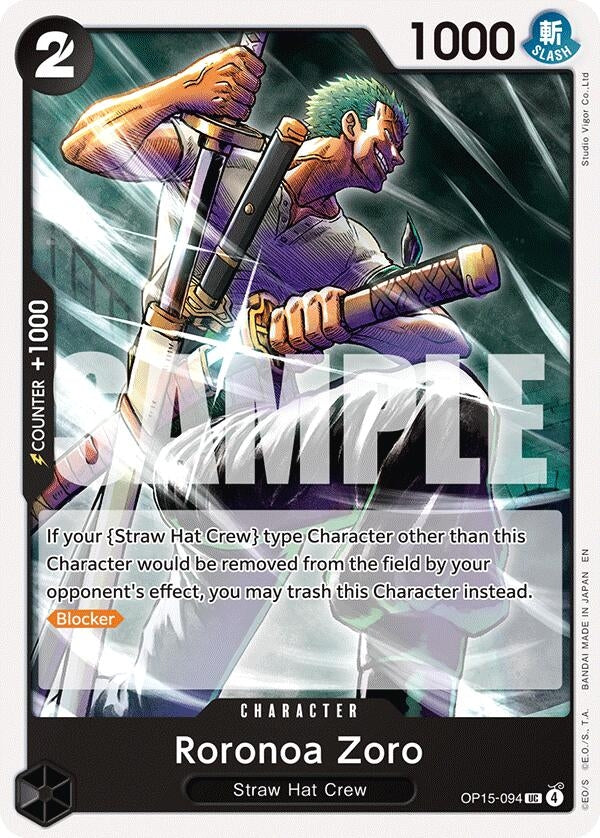Image for Roronoa Zoro (OP15-094) (OP15-094) - One Piece Card Game