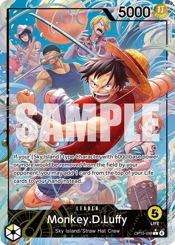 Image for Monkey.D.Luffy (OP15-098) (Alternate Art) (OP15-098) - One Piece Card Game