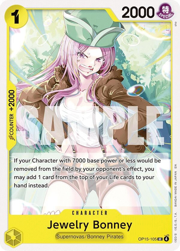 Image for Jewelry Bonney (OP15-105) (OP15-105) - One Piece Card Game