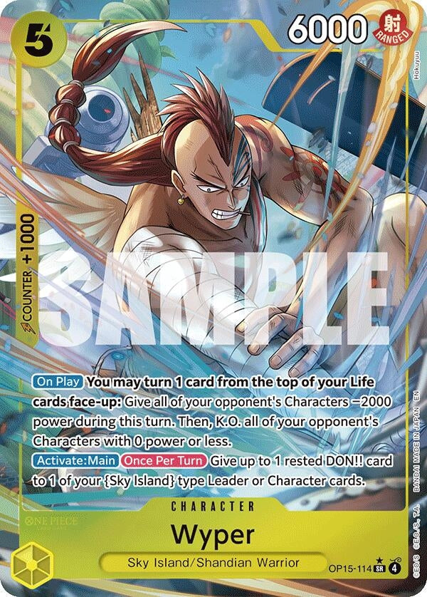 Image for Wyper (Alternate Art) (OP15-114) - One Piece Card Game
