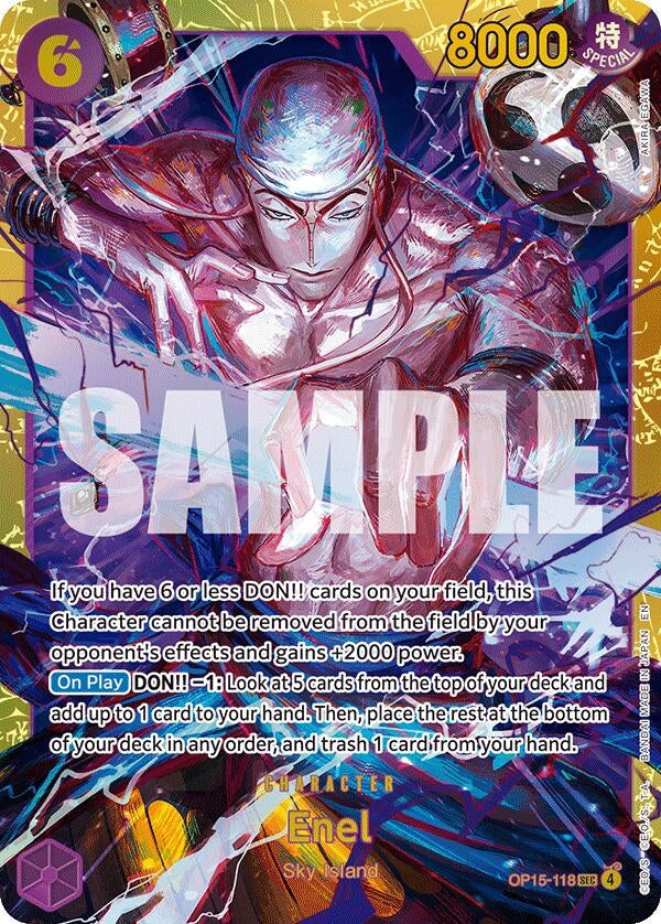 Image for Enel (OP15-118) (OP15-118) - One Piece Card Game