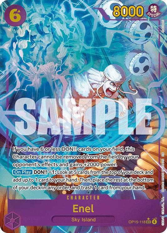 Image for Enel (OP15-118) (Alternate Art) (OP15-118) - One Piece Card Game