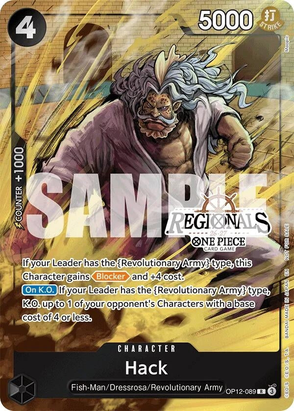 Image for Hack (Regional Participation Pack 2026 Vol.1) (OP12-089) (OP-PR) - One Piece Card Game
