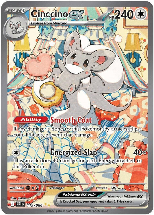 Image for Cinccino ex (119/086) - Pokemon