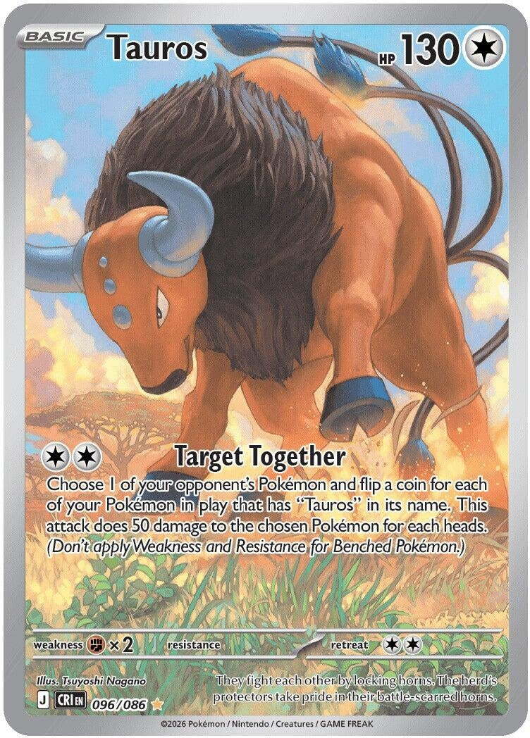 Image for Tauros (096/086) - Pokemon
