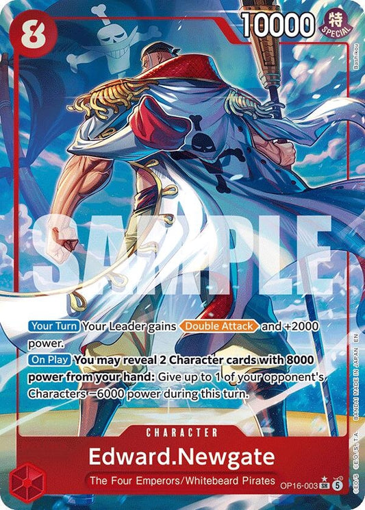 Edward.Newgate (Alternate Art) (OP16-003)