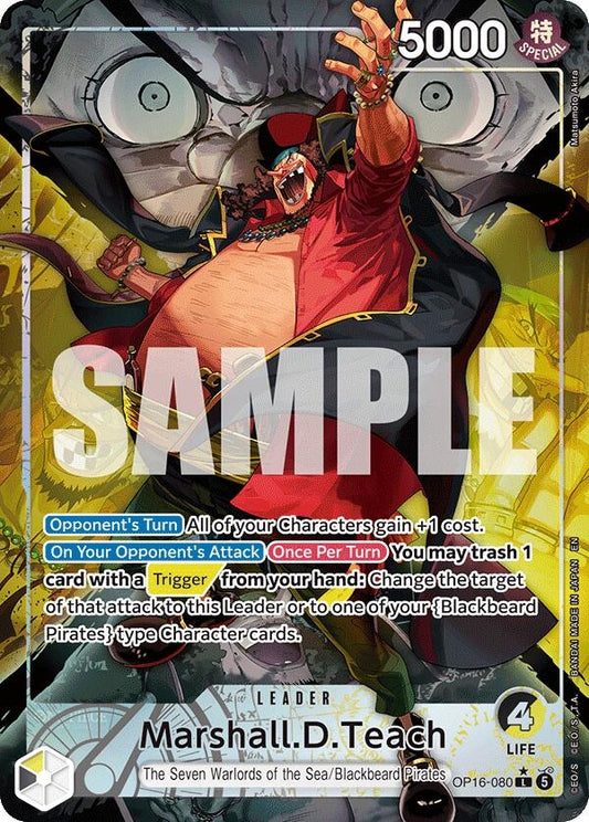 Marshall.D.Teach (080) (Alternate Art) (OP16-080)
