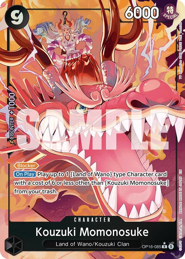 Kouzuki Momonosuke (085) (Alternate Art) (OP16-085)