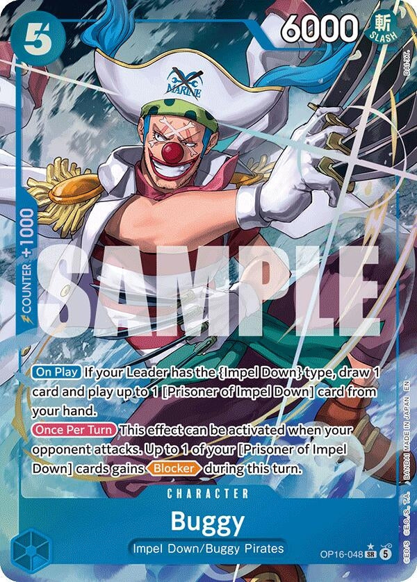 Buggy (048) (Alternate Art) (OP16-048)