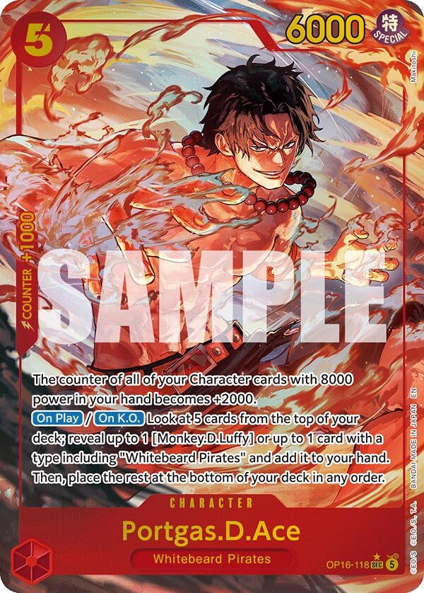 Portgas.D.Ace (118) (Alternate Art) (OP16-118)