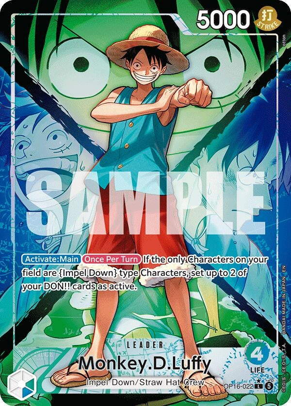 Monkey.D.Luffy (022) (Alternate Art) (OP16-022)