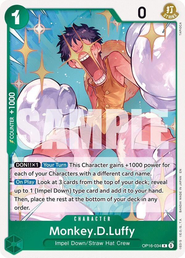 Monkey.D.Luffy (034) (OP16-034)