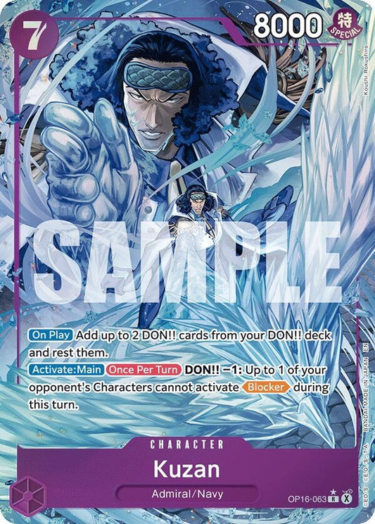 Kuzan (Alternate Art) (OP16-063)