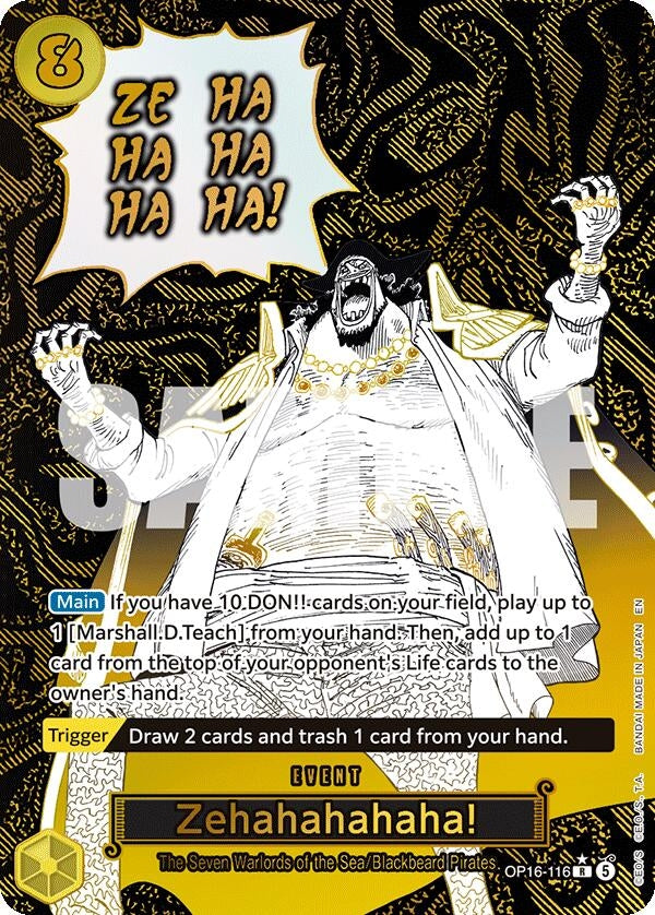 Zehahahahaha! (Alternate Art) (OP16-116)