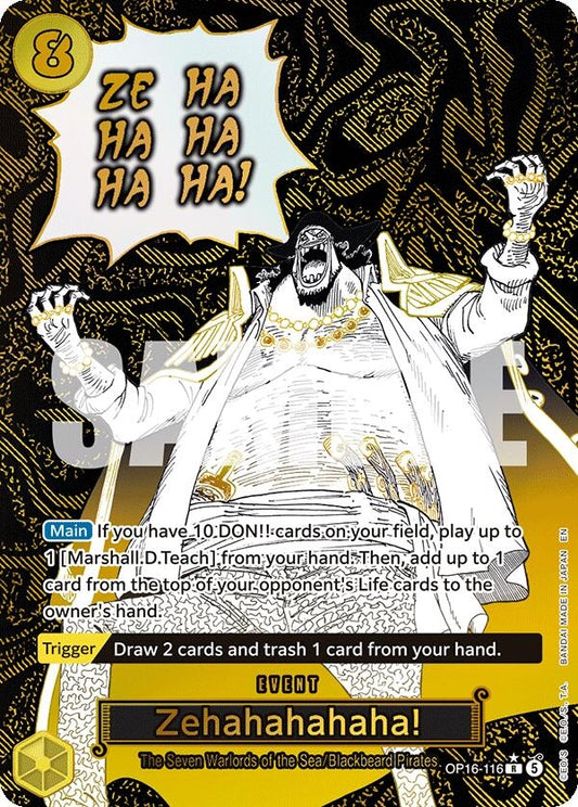 Zehahahahaha! (Alternate Art) (OP16-116)
