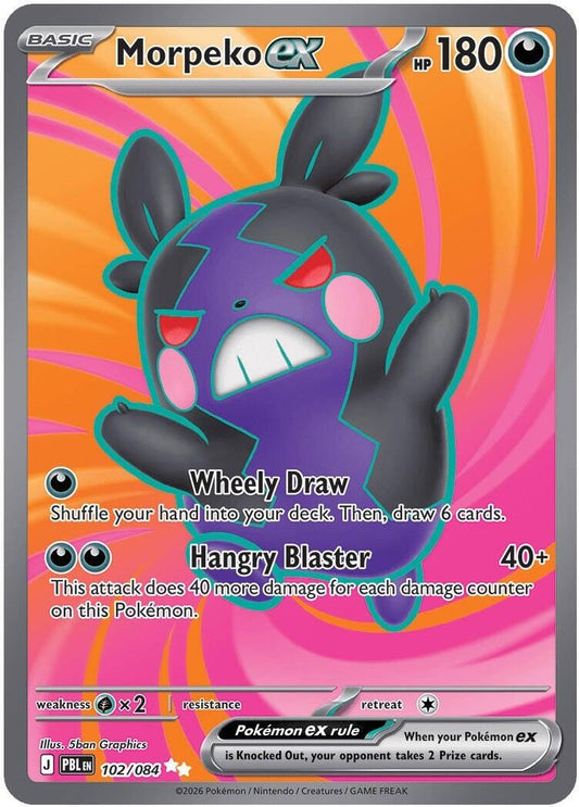 Image for Morpeko ex (102/084) (PBL) - Pokemon