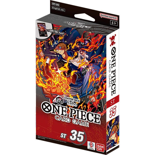 Image for Starter Deck 35: RED/BLACK Sabo - One Piece Card Game