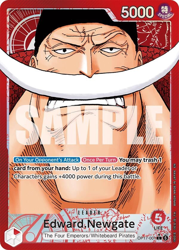 Image for Edward.Newgate (001) (Alternate Art) (OP17-001) (OP17) - One Piece Card Game