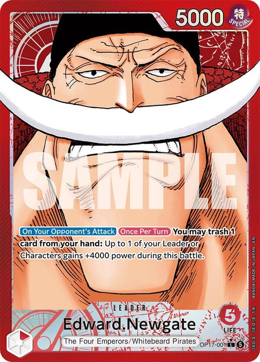 Image for Edward.Newgate (001) (Alternate Art) (OP17-001) (OP17) - One Piece Card Game