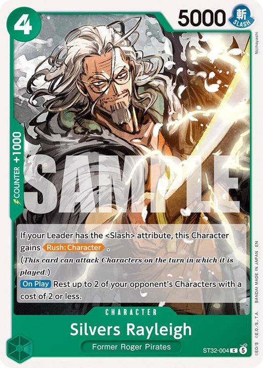 Image for Silvers Rayleigh (ST32-004) (ST-32) - One Piece Card Game
