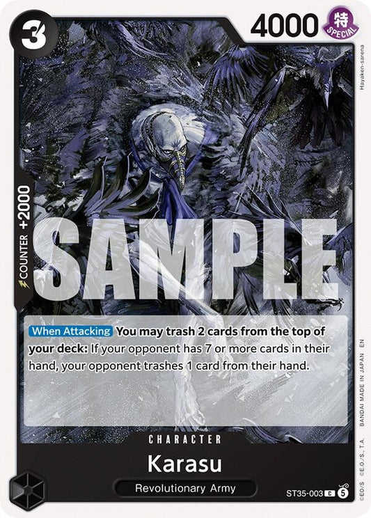 Image for Karasu (ST35-003) (ST-35) - One Piece Card Game