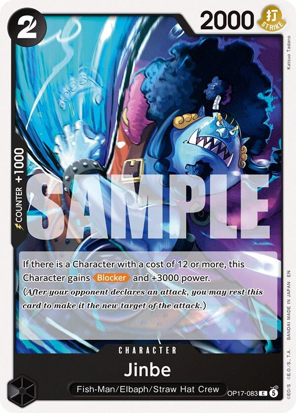 Image for Jinbe (083) (OP17-083) (OP17) - One Piece Card Game