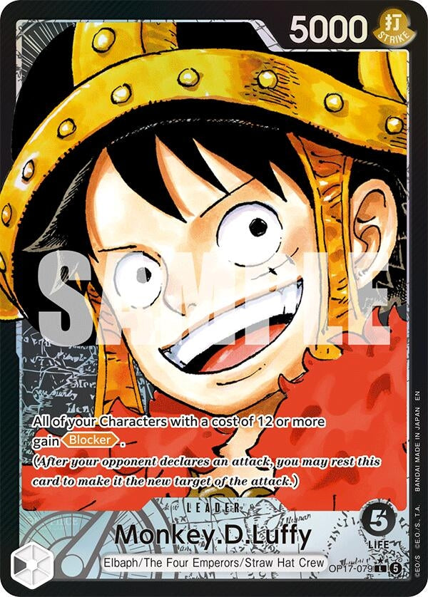 Image for Monkey.D.Luffy (079) (Alternate Art) (OP17-079) (OP17) - One Piece Card Game
