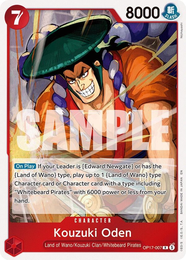 Image for Kouzuki Oden (OP17-007) (OP17) - One Piece Card Game