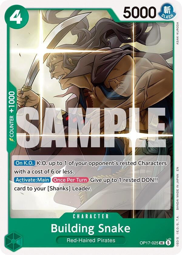 Image for Building Snake (OP17-025) (OP17) - One Piece Card Game