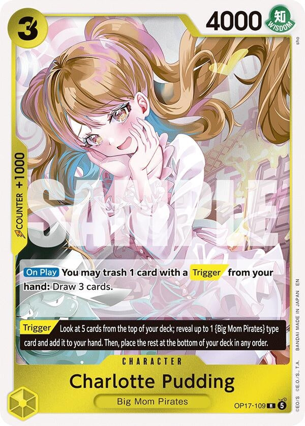 Image for Charlotte Pudding (OP17-109) (OP17) - One Piece Card Game