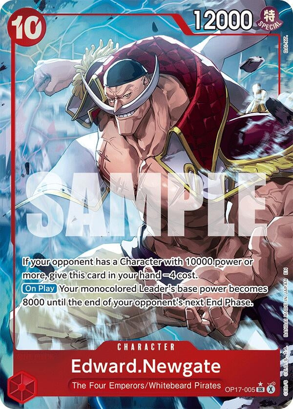 Image for Edward.Newgate (005) (Alternate Art) (OP17-005) (OP17) - One Piece Card Game
