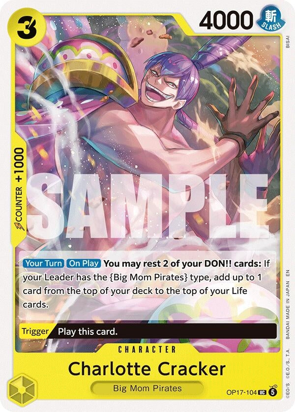 Image for Charlotte Cracker (OP17-104) (OP17) - One Piece Card Game