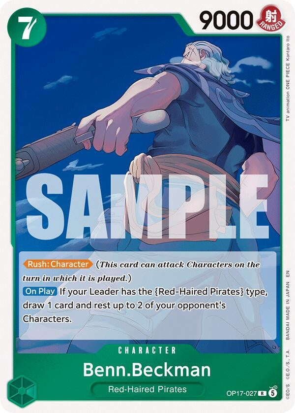 Image for Benn.Beckman (OP17-027) (OP17) - One Piece Card Game