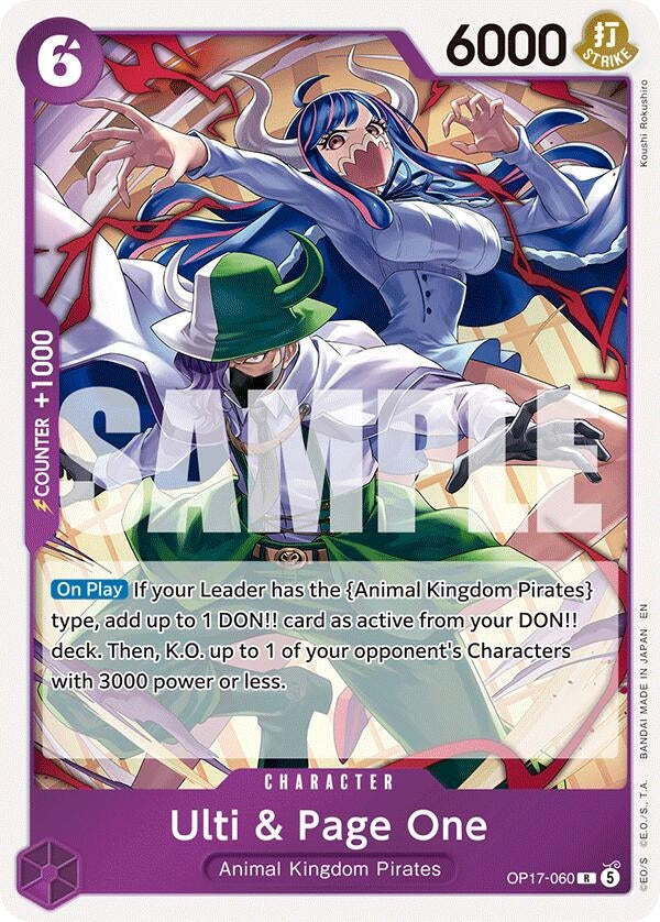 Image for Ulti & Page One (OP17-060) (OP17) - One Piece Card Game