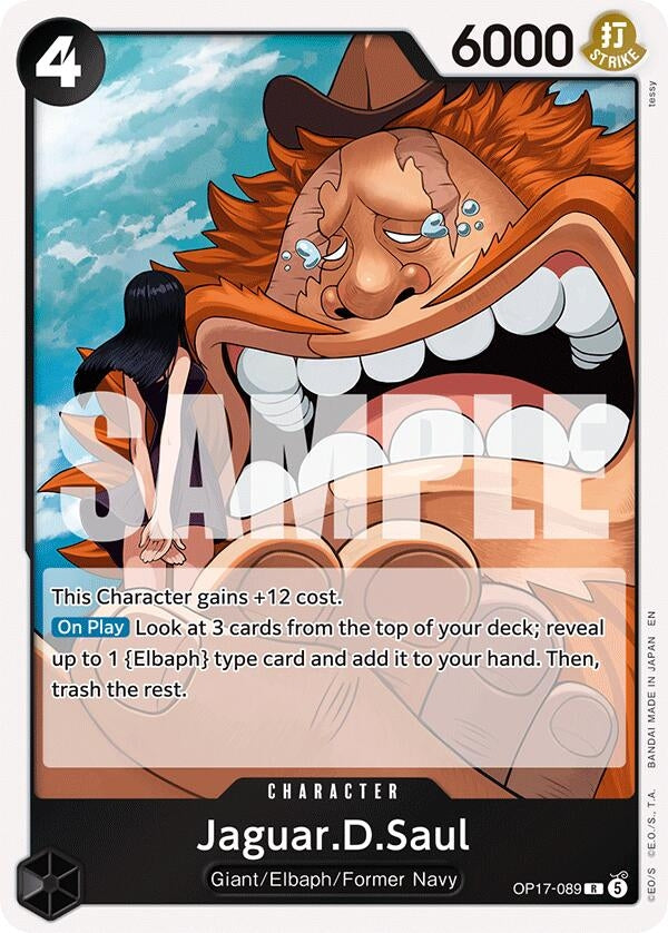 Image for Jaguar.D.Saul (OP17-089) (OP17) - One Piece Card Game