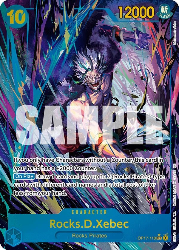 Image for Rocks.D.Xebec (118) (Alternate Art) (OP17-118) (OP17) - One Piece Card Game