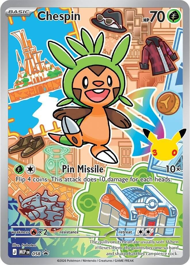 Image for Chespin -  058 (058) (MEP) - Pokemon