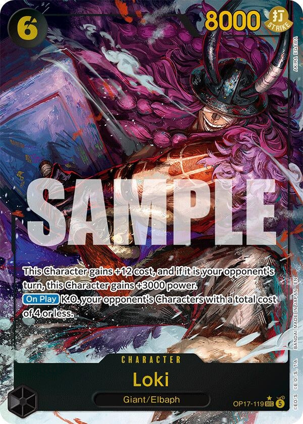 Image for Loki (Alternate Art) (OP17-119) (OP17) - One Piece Card Game