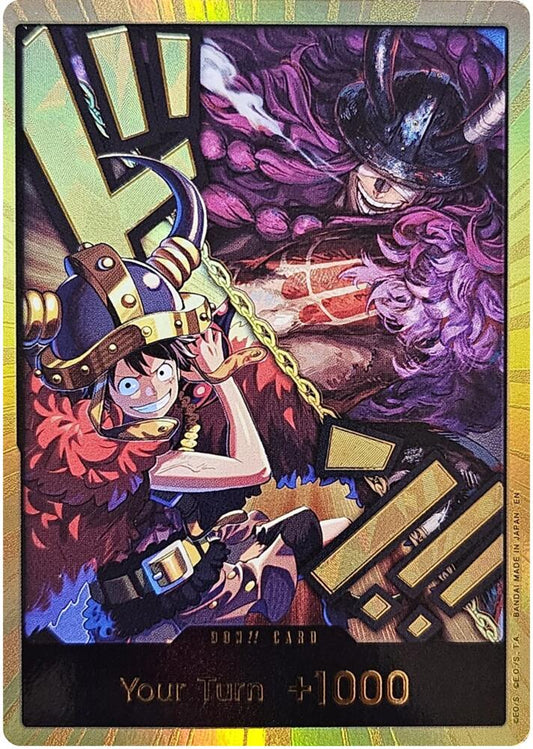 DON!! Card (Alternate Art) (Luffy and Loki) (Gold) (OP17)