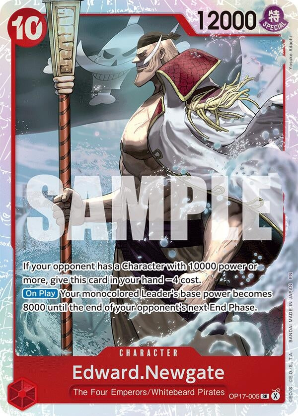 Image for Edward.Newgate (005) (OP17-005) (OP17) - One Piece Card Game