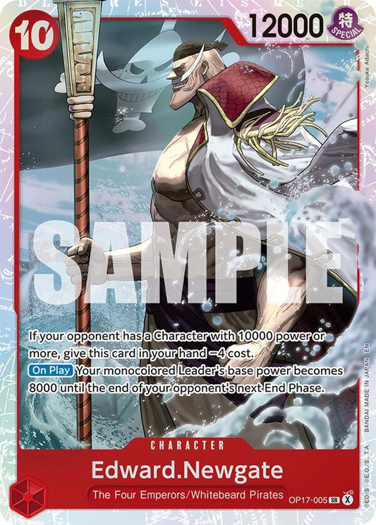 Image for Edward.Newgate (005) (OP17-005) (OP17) - One Piece Card Game